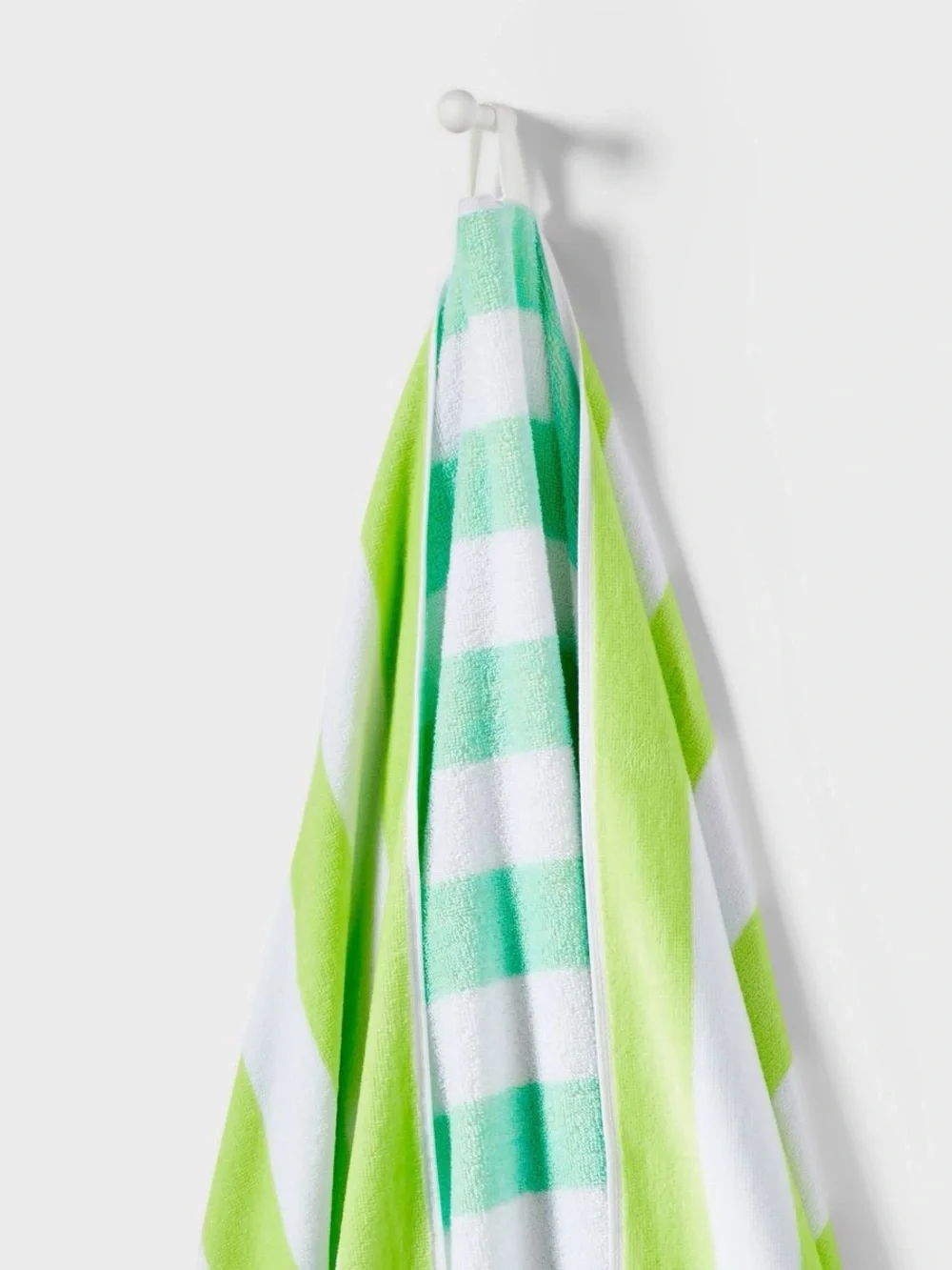 XL Reversible Towel Green/Aqua - Sun Squad™: 100% Cotton, Lightweight